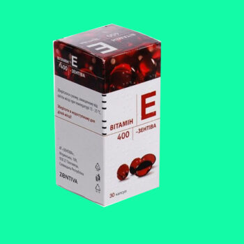 Vitamin E đỏ Zentiva 400mg