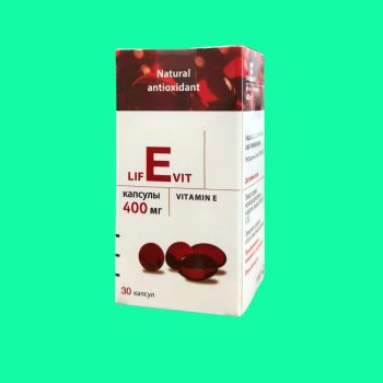Vitamin E đỏ Zentiva 400mg 5 Lifevit Vitamin E