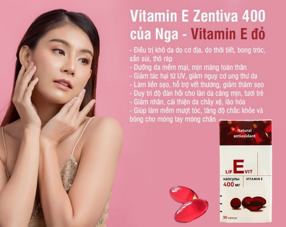 Vitamin E đỏ Zentiva 400mg 13 Công dụng của sản phẩm Vitamin E đỏ Zentiva 400mg