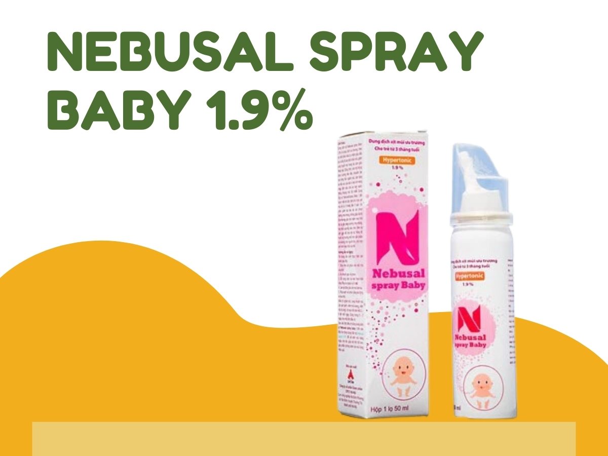 Thuốc xịt mũi Nebusal Spray Baby 1.9%