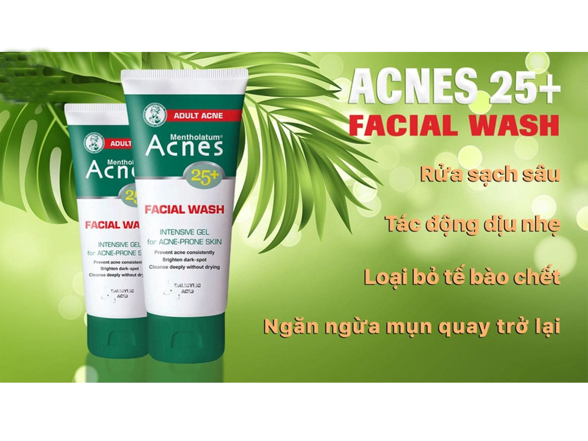 Sữa rửa mặt Acnes 25+ Facial Wash