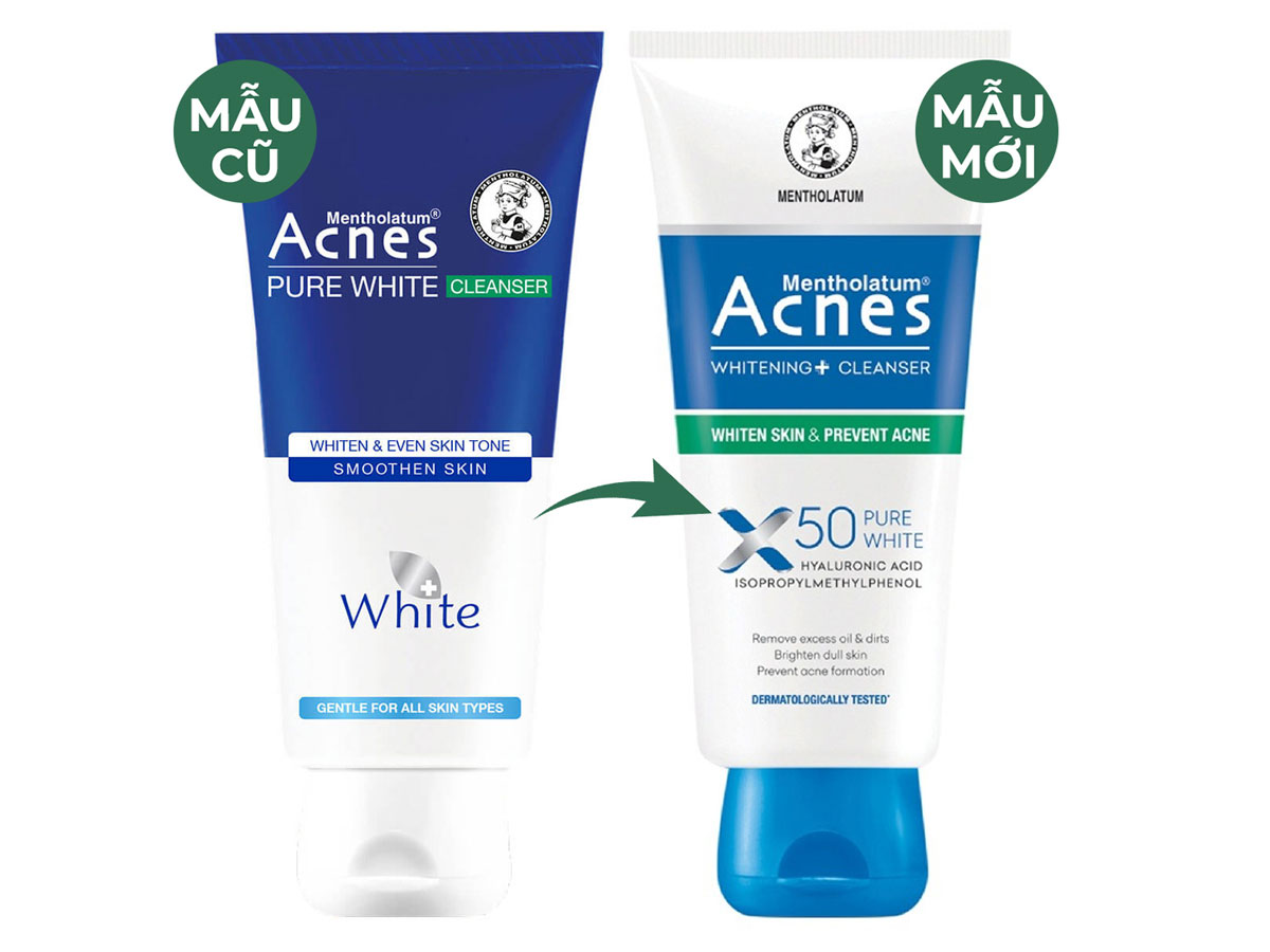Sữa rửa mặt Acnes Whitening+ Cleanser