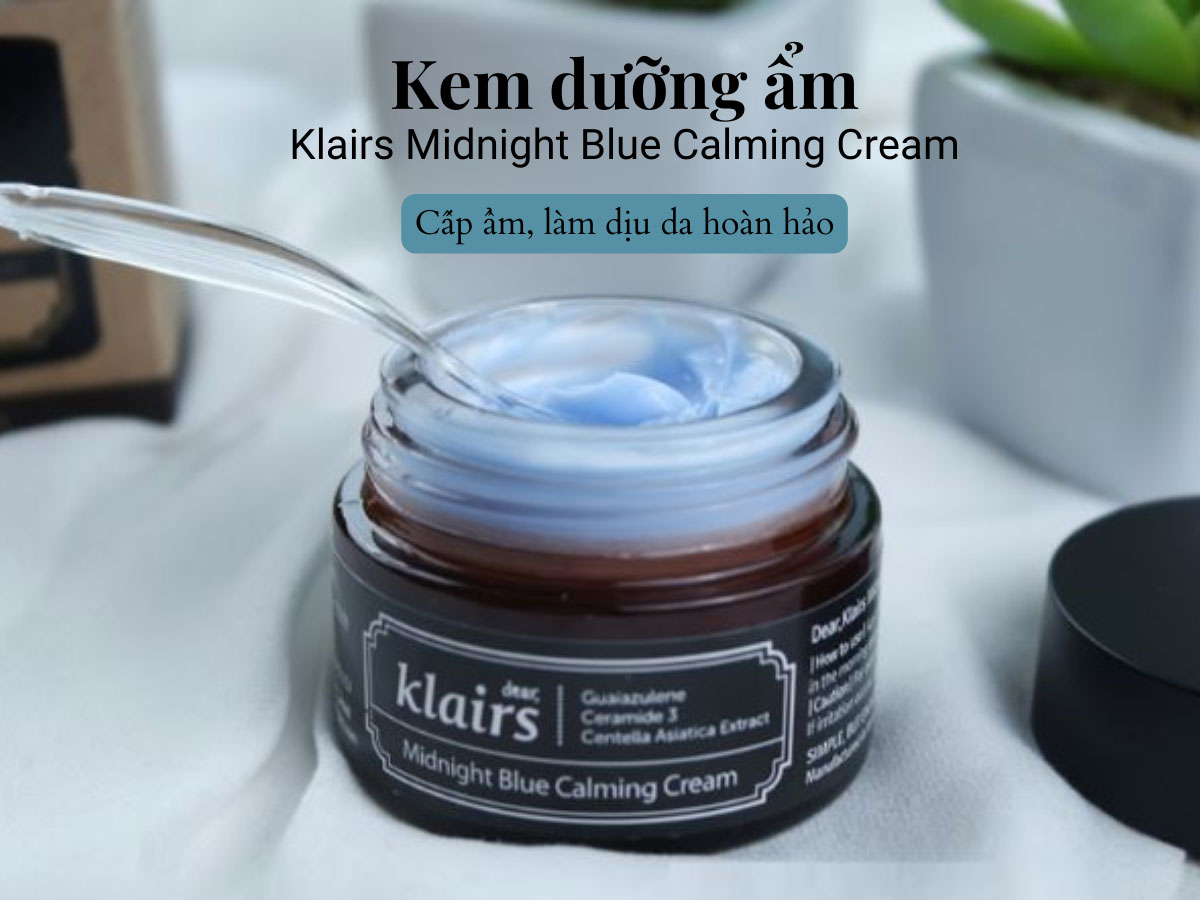 Kem Dưỡng Ẩm Klairs Midnight Blue Calming Cream