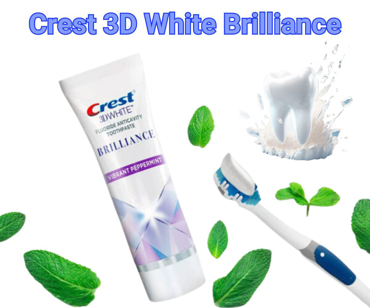Kem đánh răng tẩy ố vàng Crest 3D White Brilliance