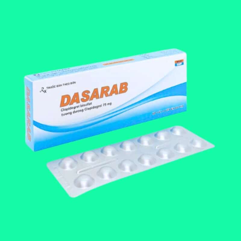 Thuốc Dasarab 75mg giảm nguy cơ biến cố tim mạch - Dược sĩ Lưu Văn Hoàng
