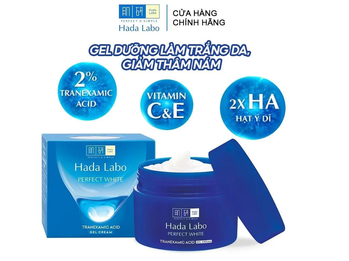 Hada Labo Perfect White Tranexamic Acid Gel Cream