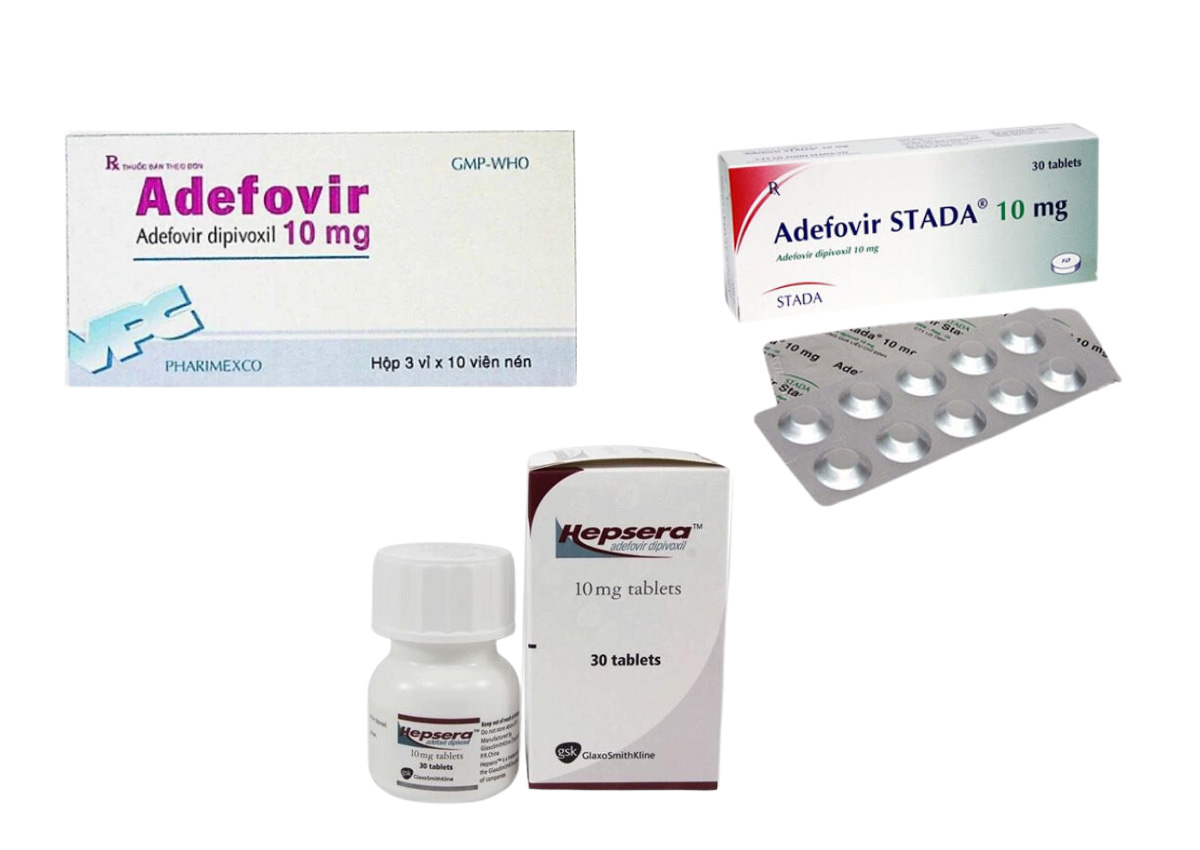 Chế phẩm trên thị trường chứa Adefovir Dipivoxil (PMEA)