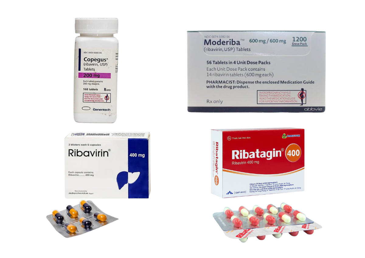 Chế phẩm trên thị trường chứa Ribavirin