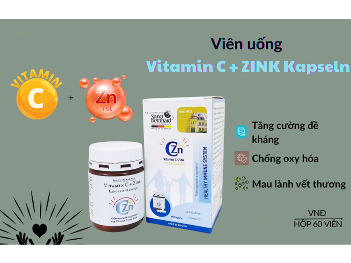 Vitamin C + Zink Sanct Berhard