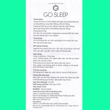 Go Sleep