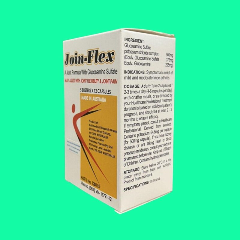 Join Flex Program Thuốc Join-Flex: Hỗ trợ tăng cường sức khỏe xương khớp - Dược sĩ Lưu ...