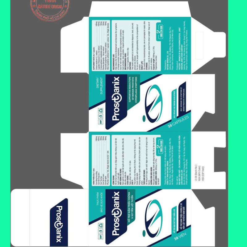 Prostanix: Giảm các triệu chứng của bệnh u xơ tiền liệt tuyến - Dược sĩ ...