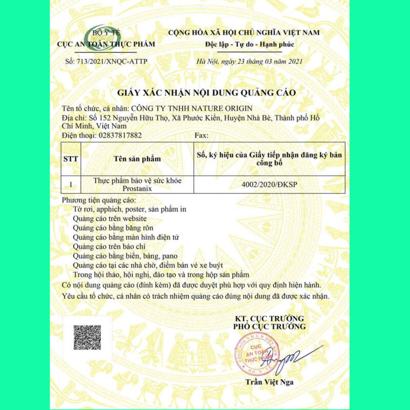 Prostanix: Giảm các triệu chứng của bệnh u xơ tiền liệt tuyến - Dược sĩ ...