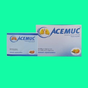Thuốc Acemuc 200mg (cốm) tiêu nhầy, long đờm