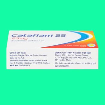 Cataflam 25 trị viêm đau xương khớp