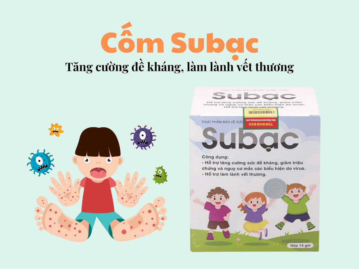 Cốm Subạc - Hỗ trợ tăng đề kháng, lành vết thương