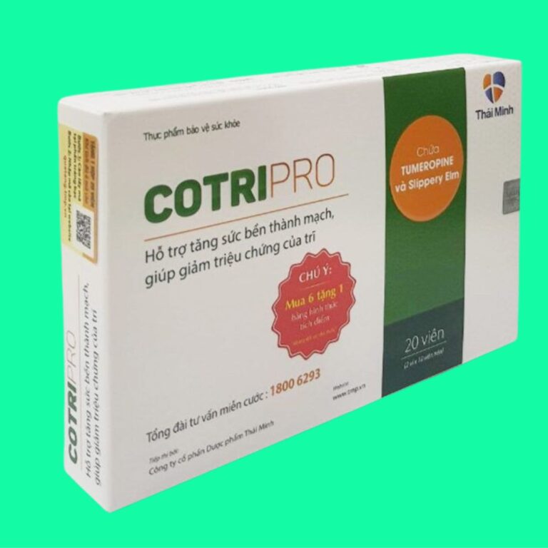 Thuốc Cotripro (Hộp 20 viên) - Viên uống hỗ trợ điều trị trĩ - Dược sĩ ...