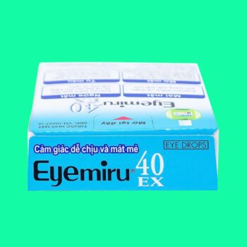 Eyemiru 40 EX trị sung huyết kết mạc, viêm mí mắt