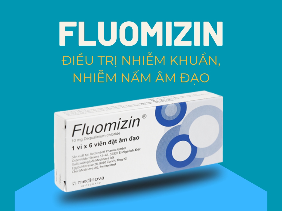 Fluomizin điều trị nhiễm khuẩn, nhiễm nấm âm đạo