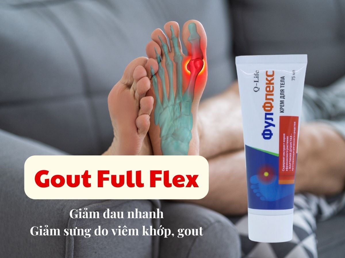 Gout Full Flex - Hỗ trợ giảm đau do gout, viêm khớp
