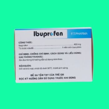 Thuốc giảm đau Ibuprofen 400mg F.T.Pharma-1