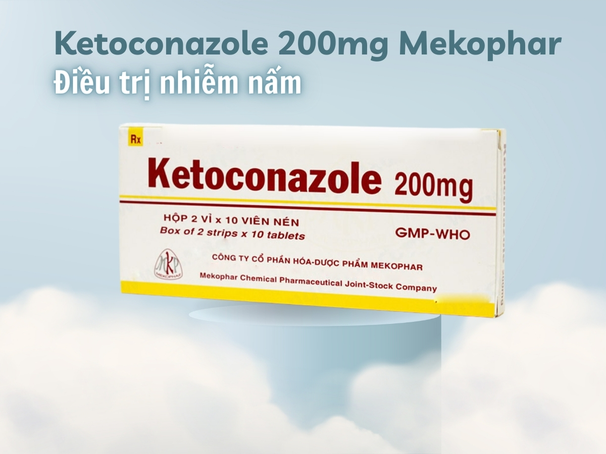 Ketoconazole 200mg Mekophar là thuốc điều trị nhiễm nấm