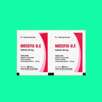 thuốc kháng sinh Mecefix-B.E 50mg