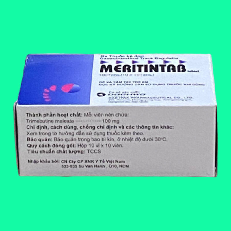 Thuốc Meritintab tablet - Điều trị rối loạn chức năng tiêu hóa - Dược ...