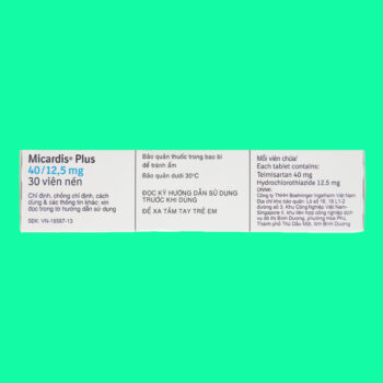 Micardis Plus 40mg/12.5mg