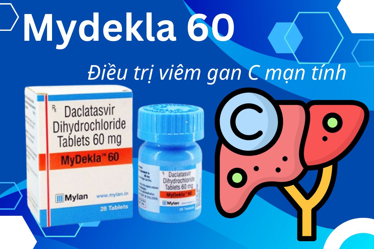 Mydekla 60 điều trị viêm gan C mạn tính
