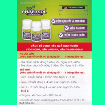 Hướng dẫn sử dụng Pharysol Fuma
