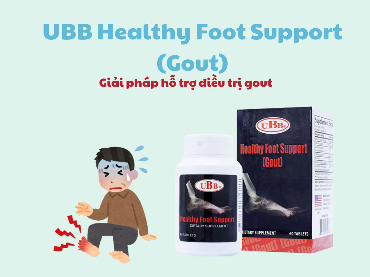 UBB Healthy Foot Support (Gout) - Hỗ trợ điều trị gout
