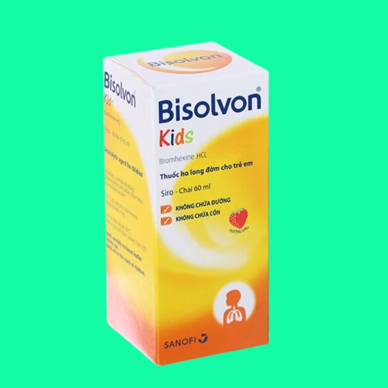 Bisolvon Kids giảm độ quánh của đờm, giúp thông mũi-Dược sĩ Lưu Văn Hoàng