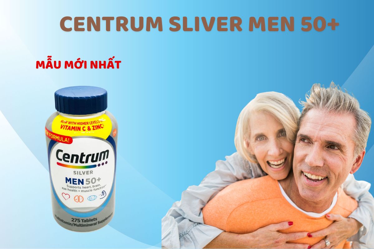 Mẫu mới nhất của sản phẩm Centrum Silver Men 50+