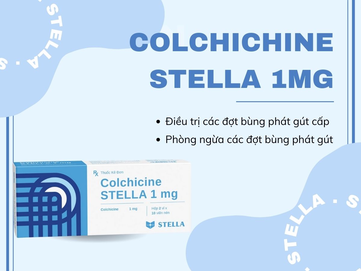 Thuốc Colchicine Stella 1mg