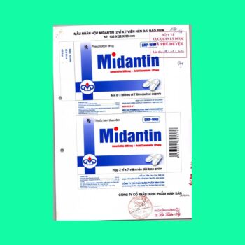 Thuốc Midantin 500/125
