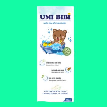 Nước tắm gội thảo dược Umi Bibi