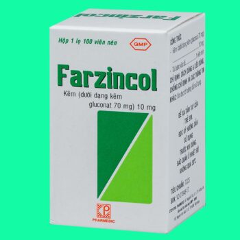 Thuốc Farzincol 10mg bổ sung kẽm cho cơ thể