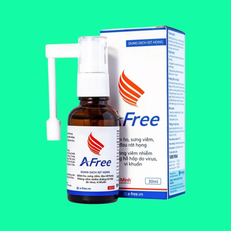 Dung dịch Dung dịch xịt họng Afree 30ml có tốt không? - Dược sĩ Lưu Văn ...
