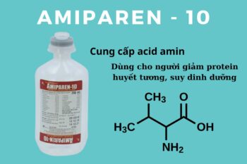 Amiparen - 10 có tác dụng gì?