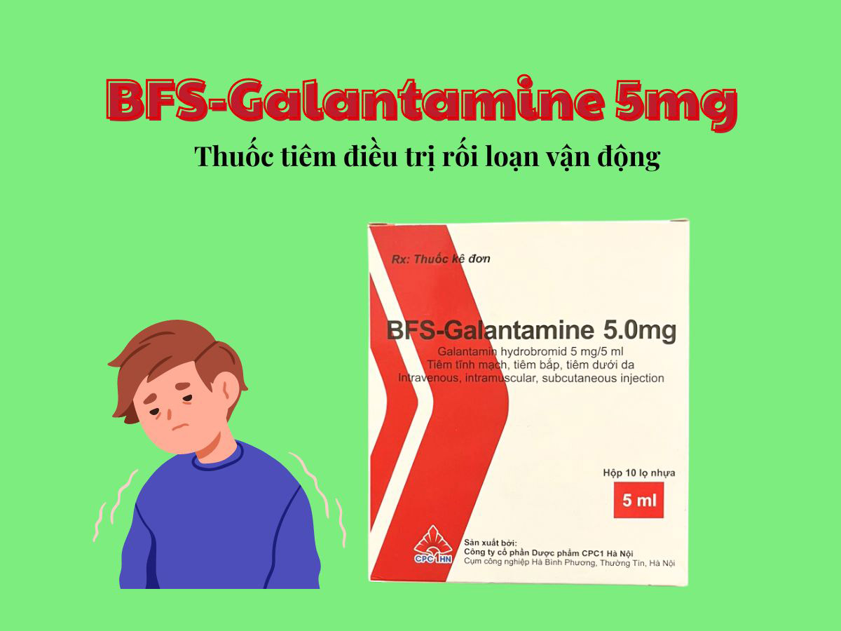 BFS-Galantamine 5mg - Thuốc tiêm điều trị rối loạn vận động
