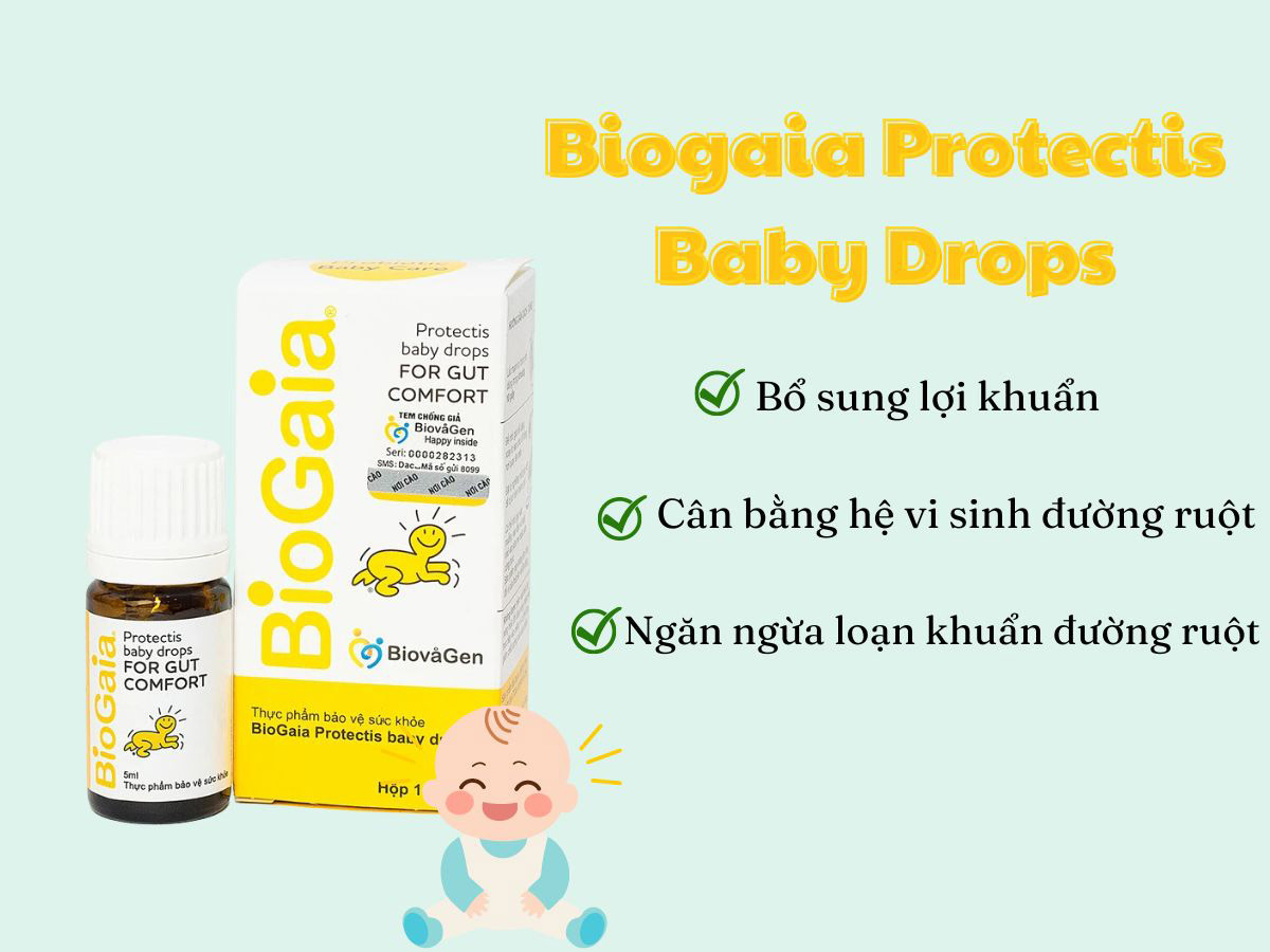 Biogaia Protectis Baby Drops - Bảo vệ sức khỏe đường ruột cho bé