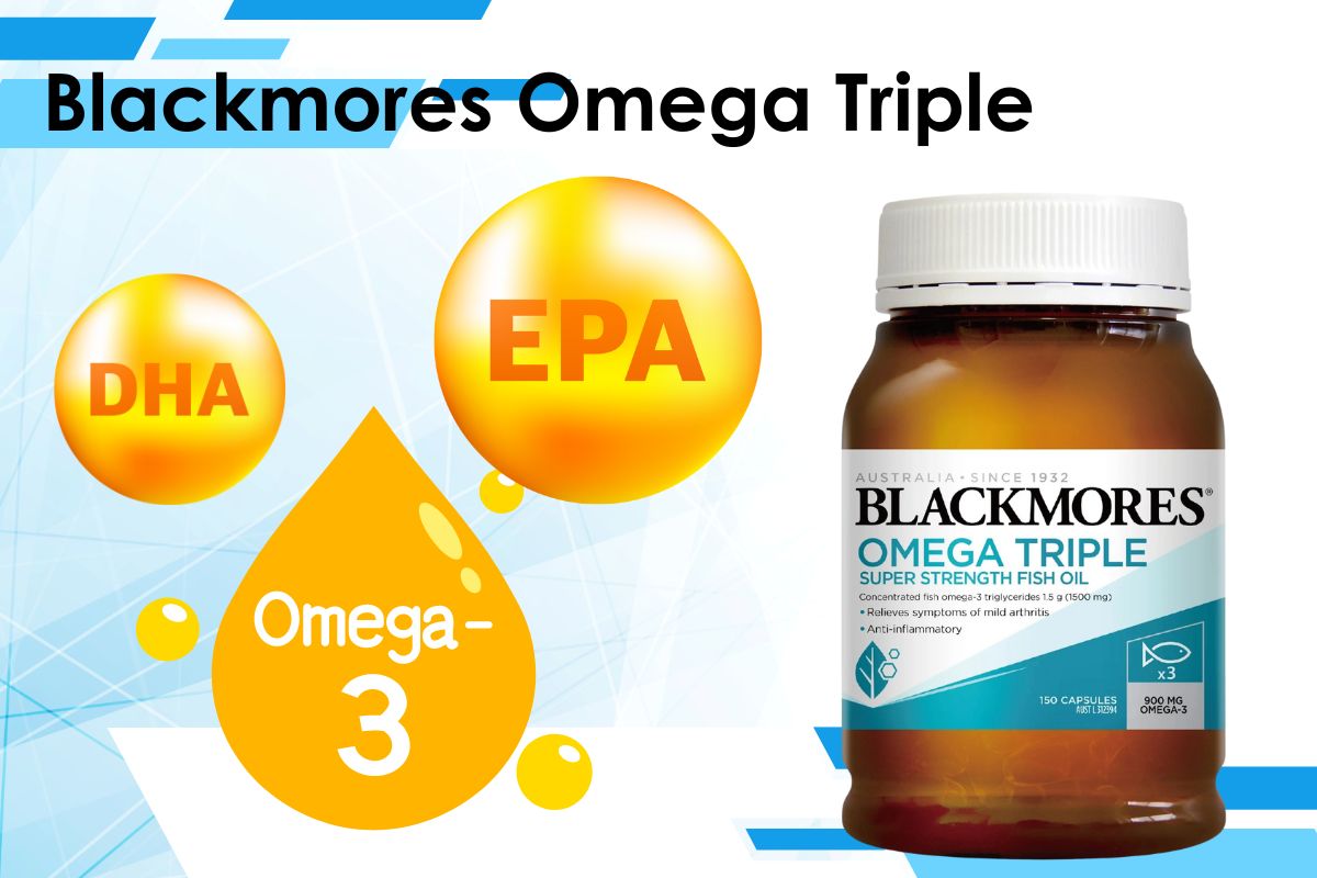 Blackmores Omega Triple giúp cải thiện sức khỏe