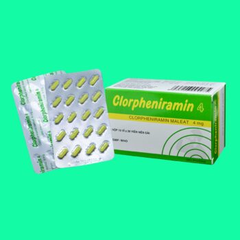 Clorpheniramin 4 DHG (viên nén dài)
