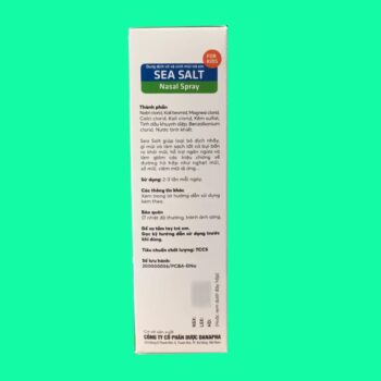 Dung dịch xịt vệ sinh mũi trẻ em Sea Salt Nasal Spray 80ml