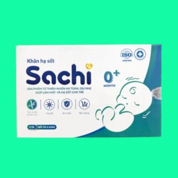 Khăn hạ sốt thảo dược Sachi 0M+