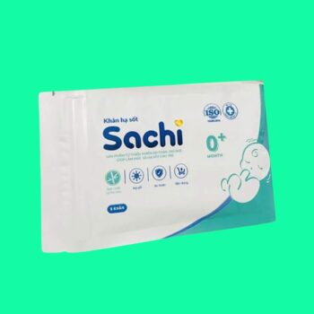 Khăn hạ sốt thảo dược Sachi 0M+