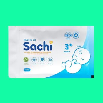 Khăn hạ sốt thảo dược Sachi 3M+