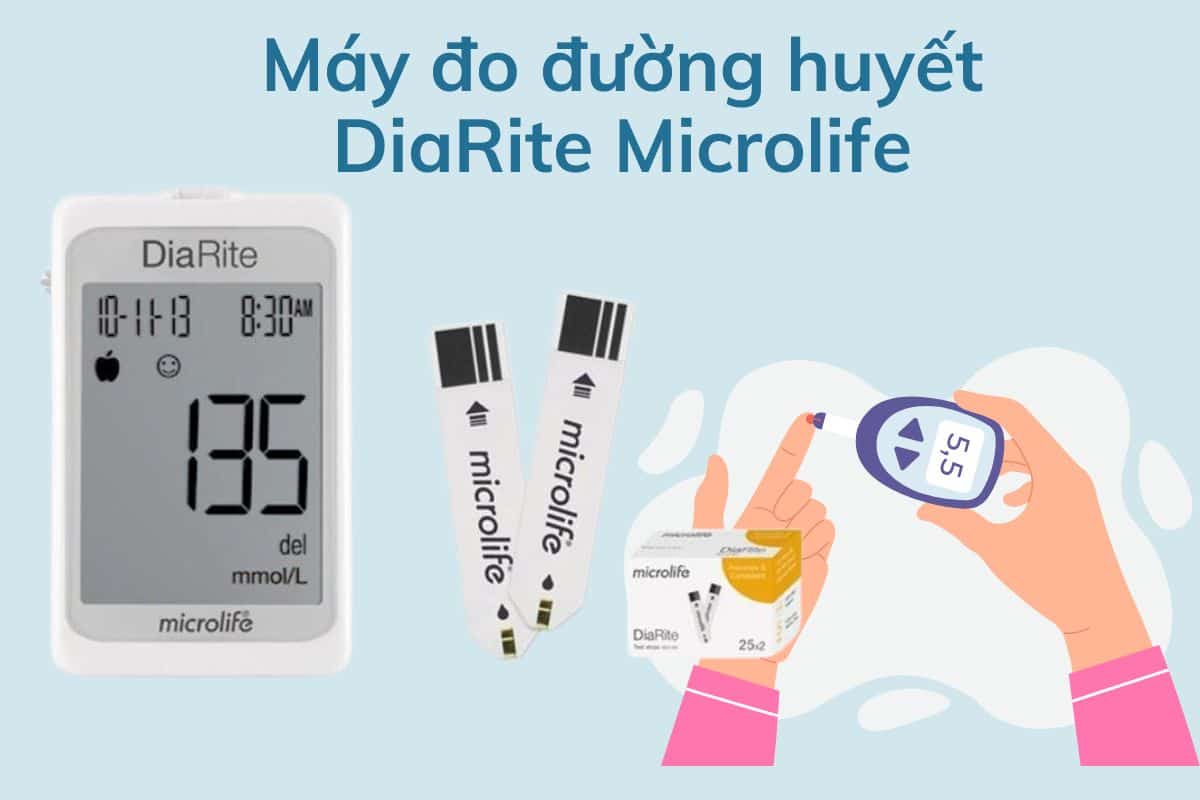 Máy đo đường huyết DiaRite Microlife có tác dụng gì?