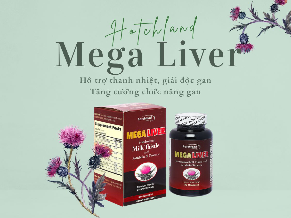 Hotchland Mega Liver (Hộp 30 viên) - Hỗ trợ tăng cường chức năng gan